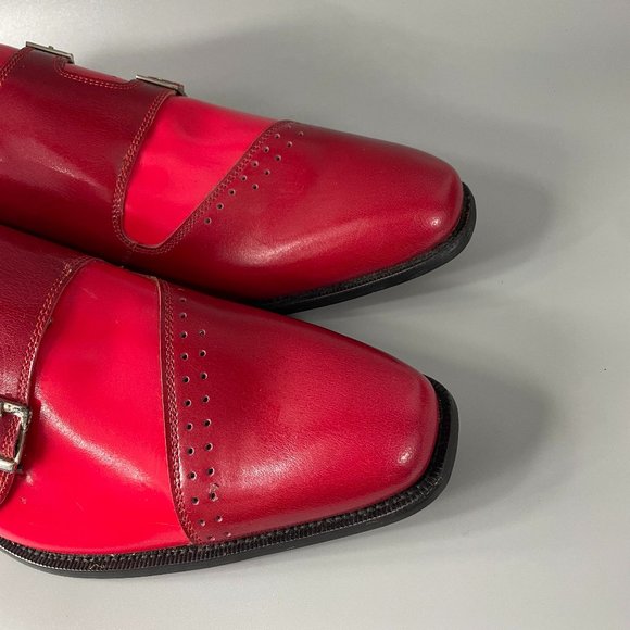 Giorgio Brutini Red Leather Derby Shoes, Size 12 M main image 12
